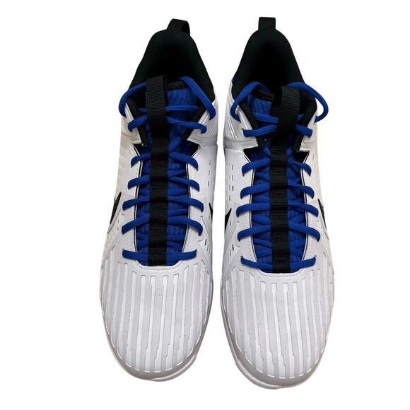 NEW Size 11 Nike Alpha Menace Strong Men\'s Football Cleats II5139-101 White Blue main image 7